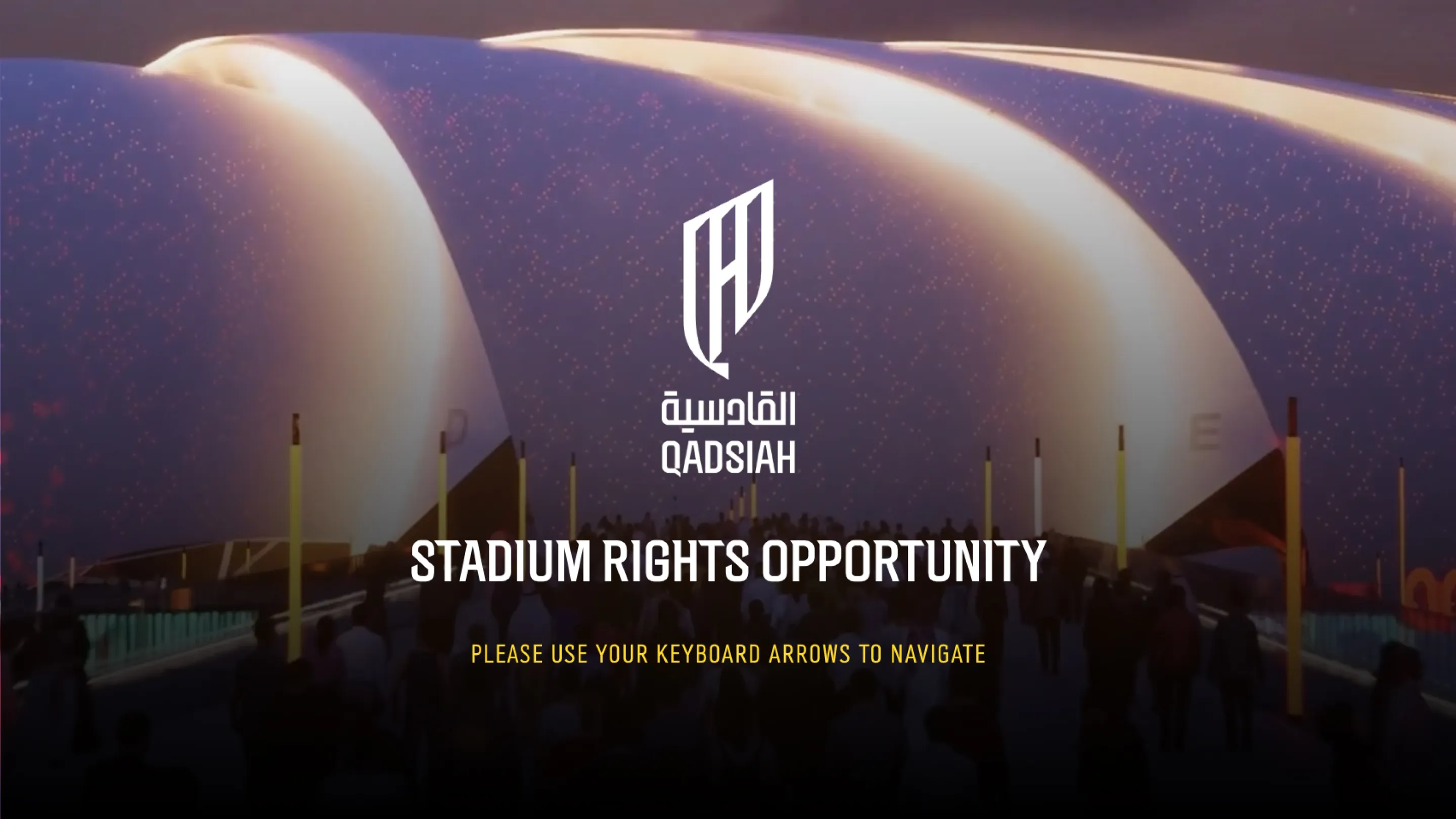 Al Qadsiah, Stadium Rights Opportunity Hero slide