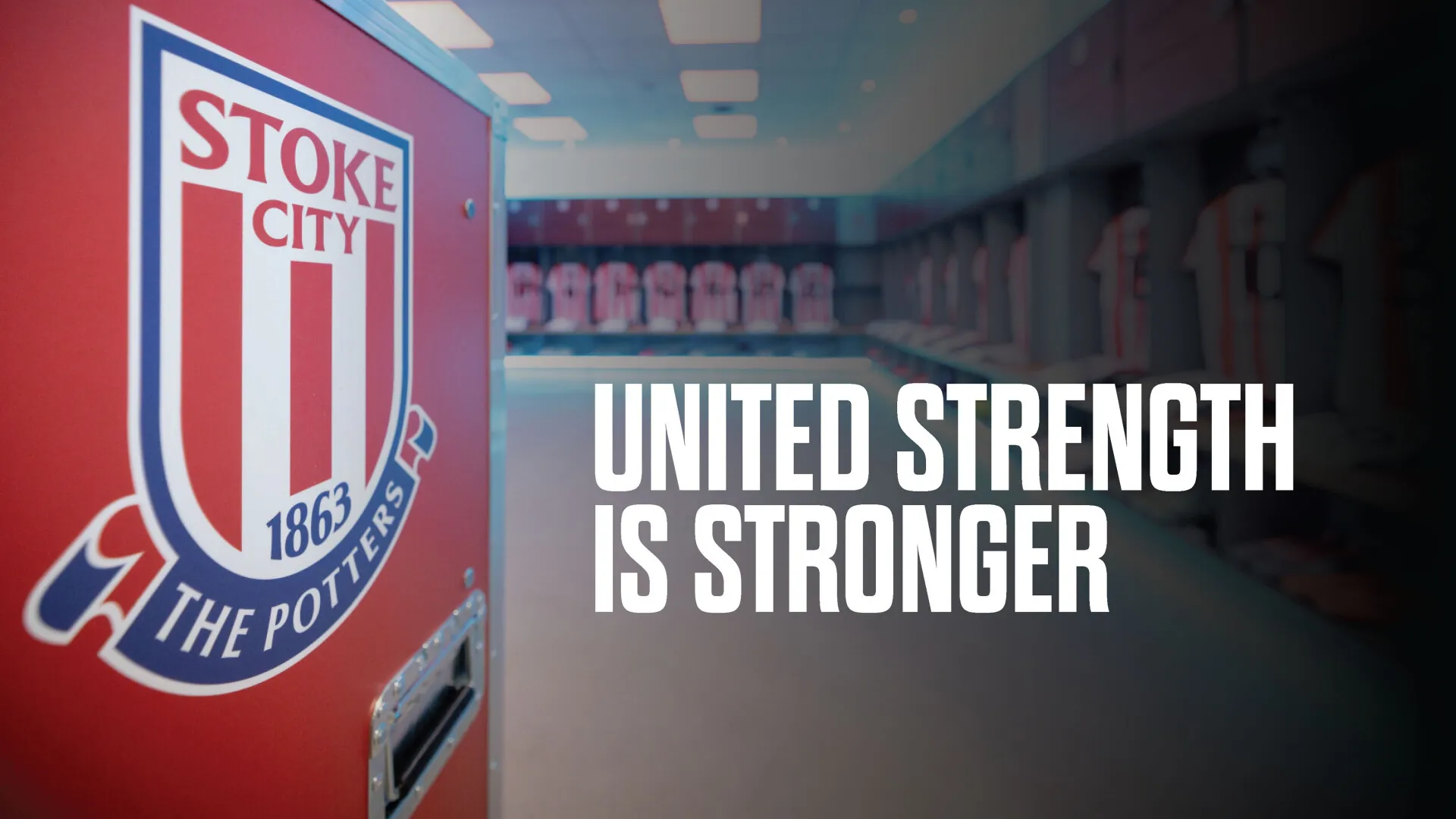 Stroke City presentation hero slide, reading United Strength is Stronger