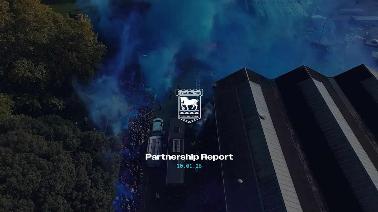 Ipswich town partnership report presentation hero slide