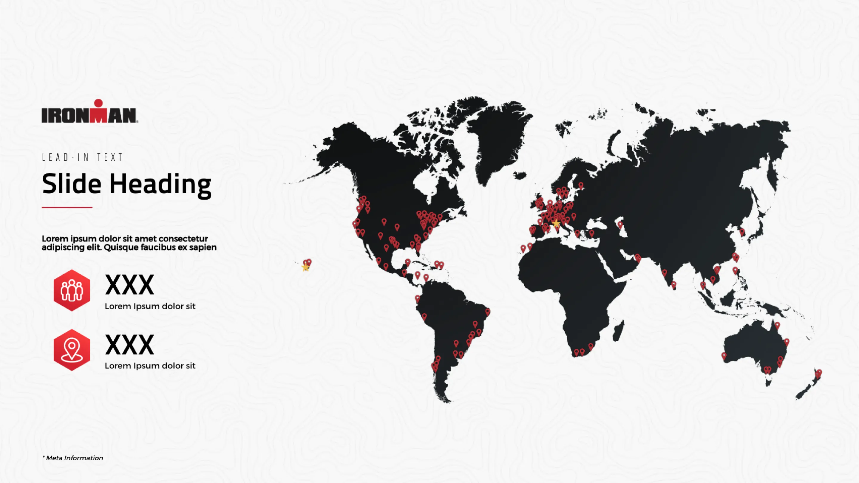 Ironman stylised map slide