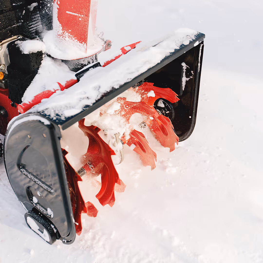 Snow plowing for a commercial property in Effingham, IL