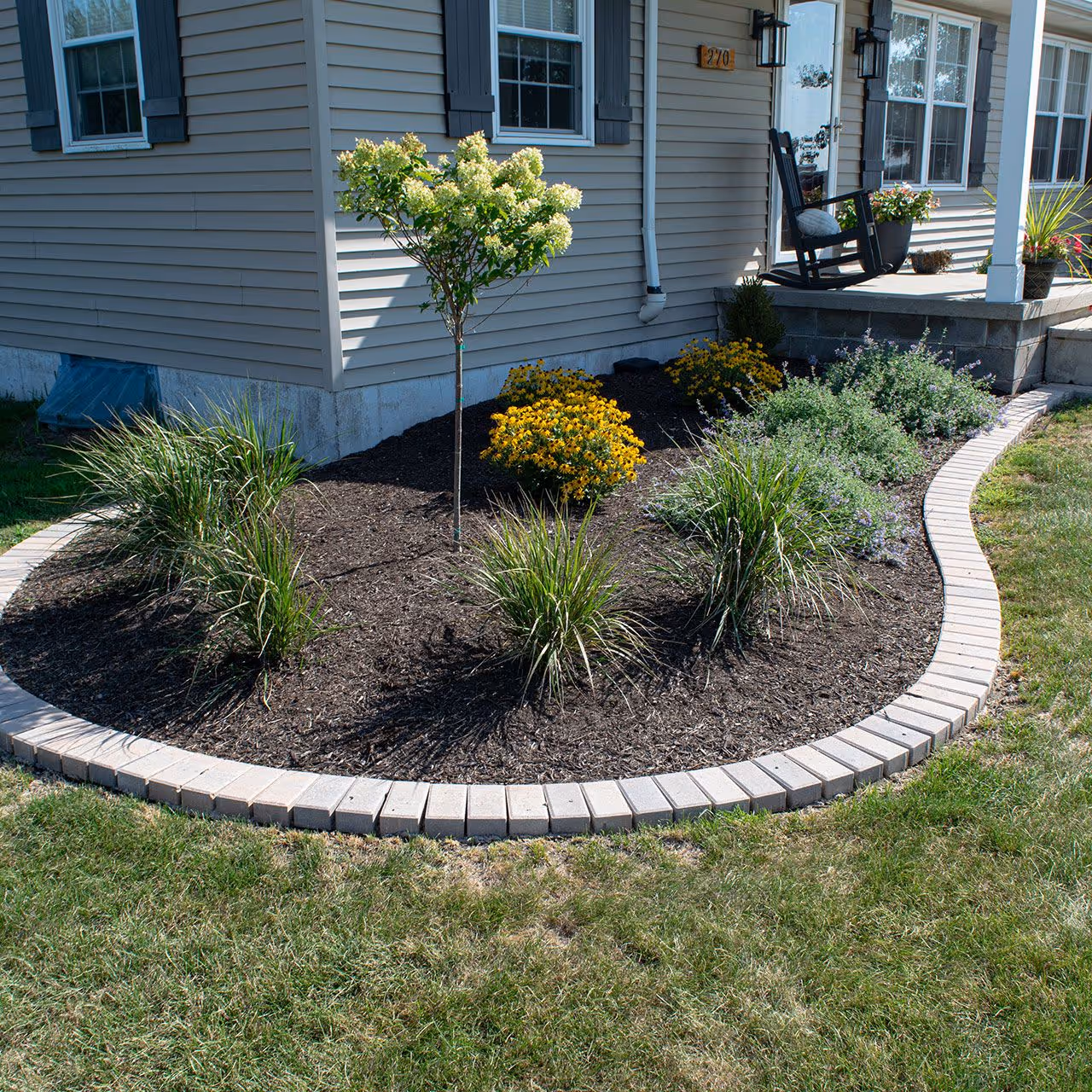 Professional landscape planting and bed installation in Tuscola, IL