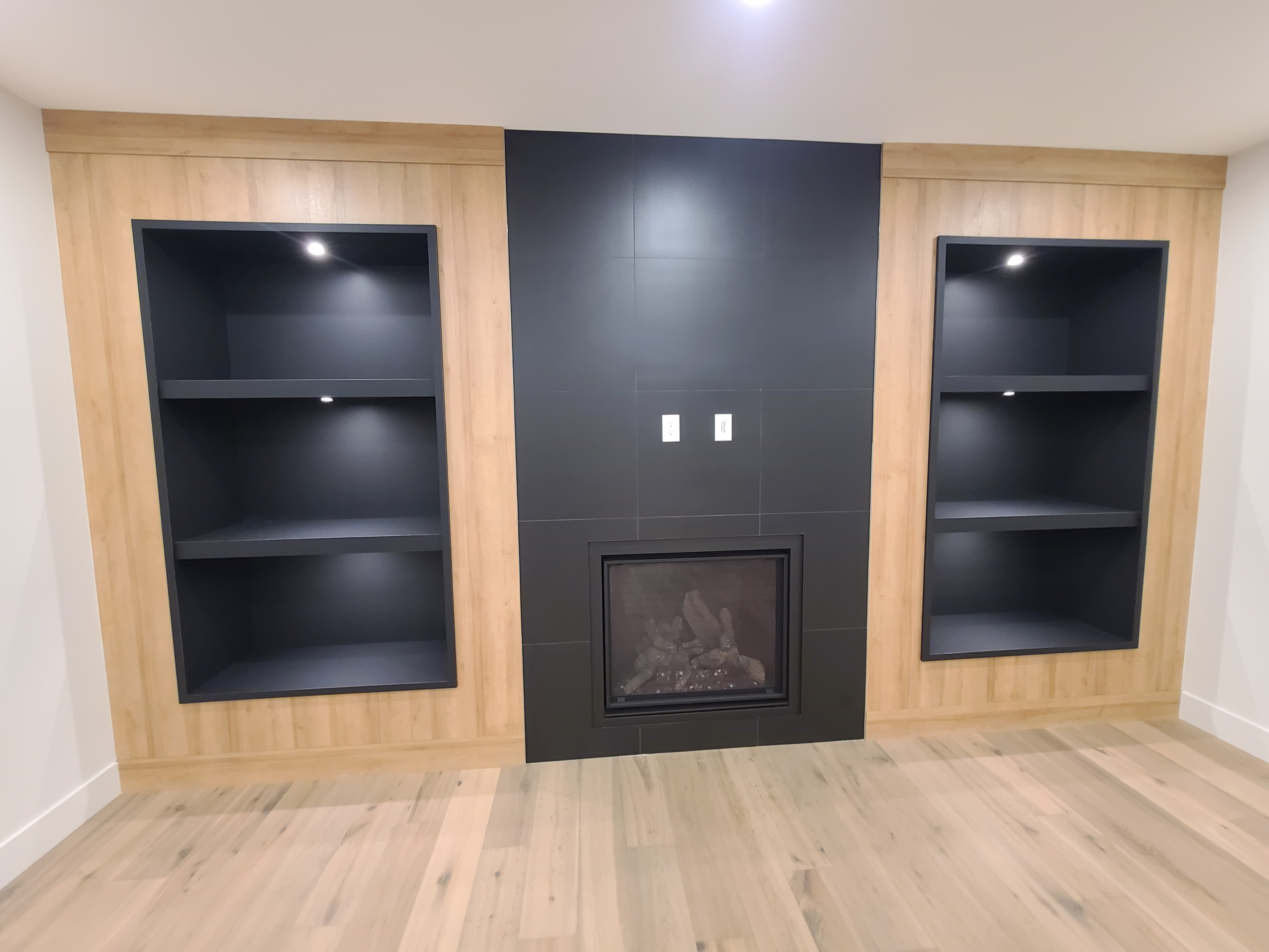 fireplace entertainment unit