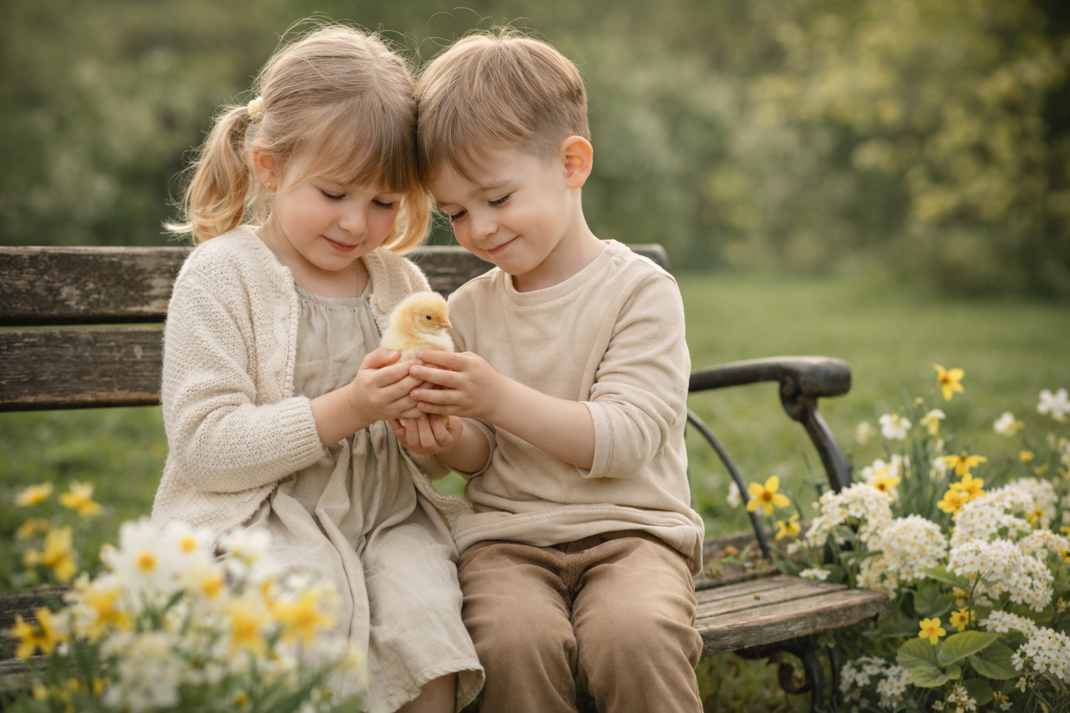 Oster Outdoor Shooting mit echten Küken im Aargau