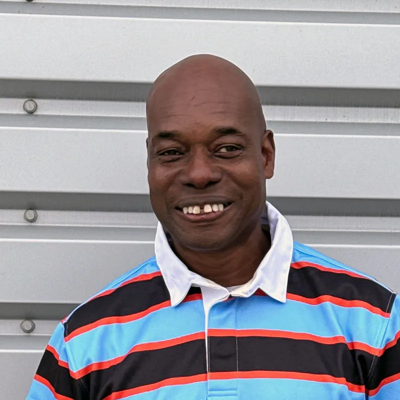 A headshot of LOOK Self Storage team member Eaton