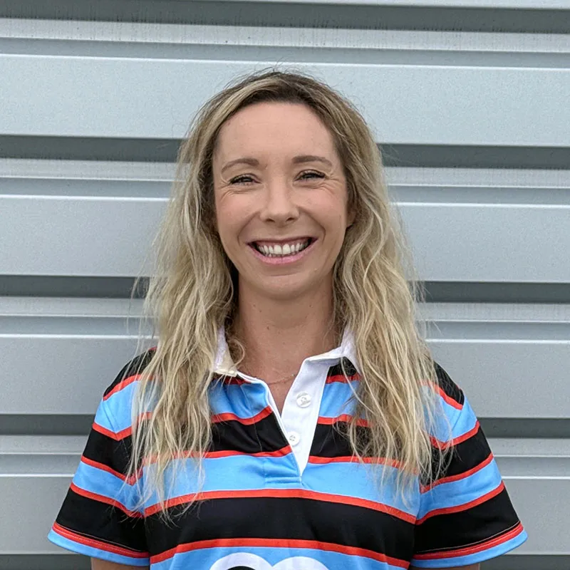 A headshot of LOOK Self Storage team member Olivia