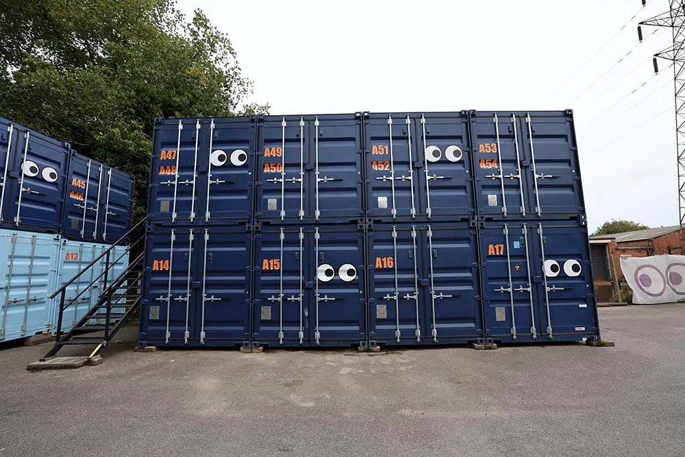 An image showing containers at LOOK Self Storage in Sharp Road, Poole