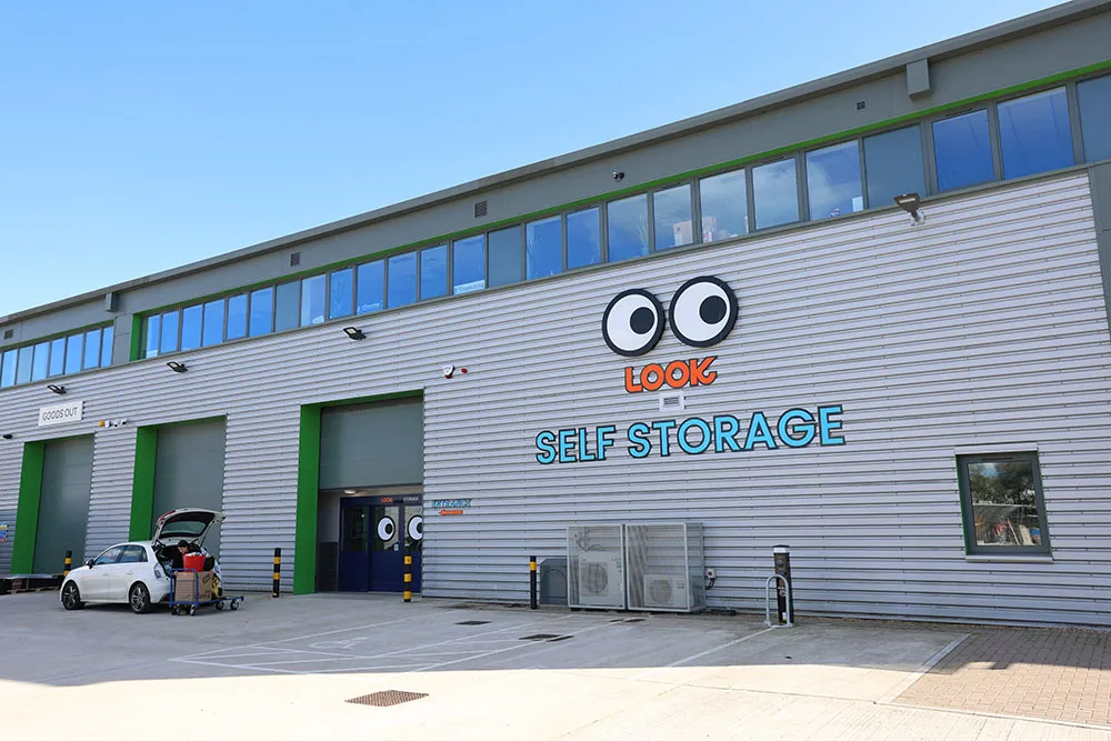 An image showing the external facade of LOOK Self Storage in Ferndown