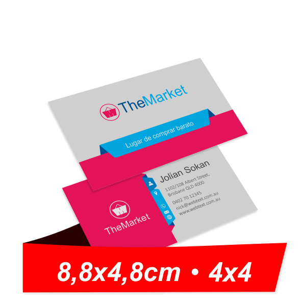 2000 Unid. Cartões de Visita - Laminação Fosca e Verniz UV Local - Aplicação Frente e Verso