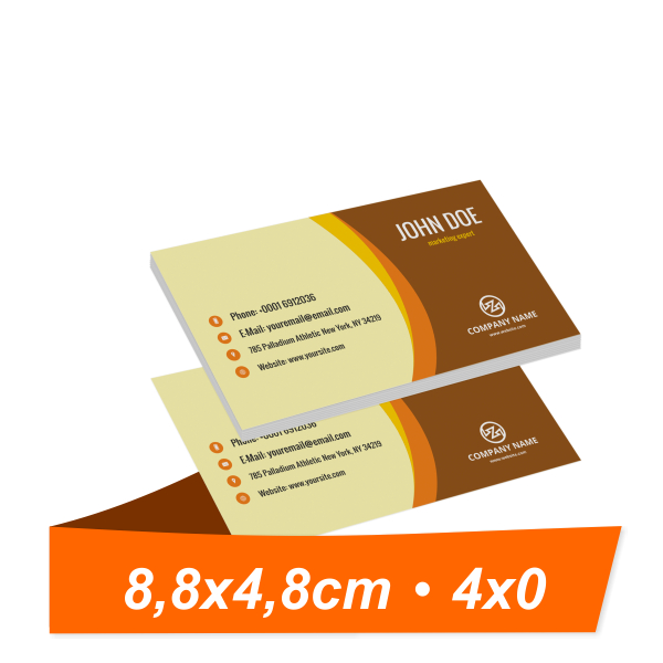 2000 Unid. - Cartões de Visita - Verniz UV Total - Aplicação Frente