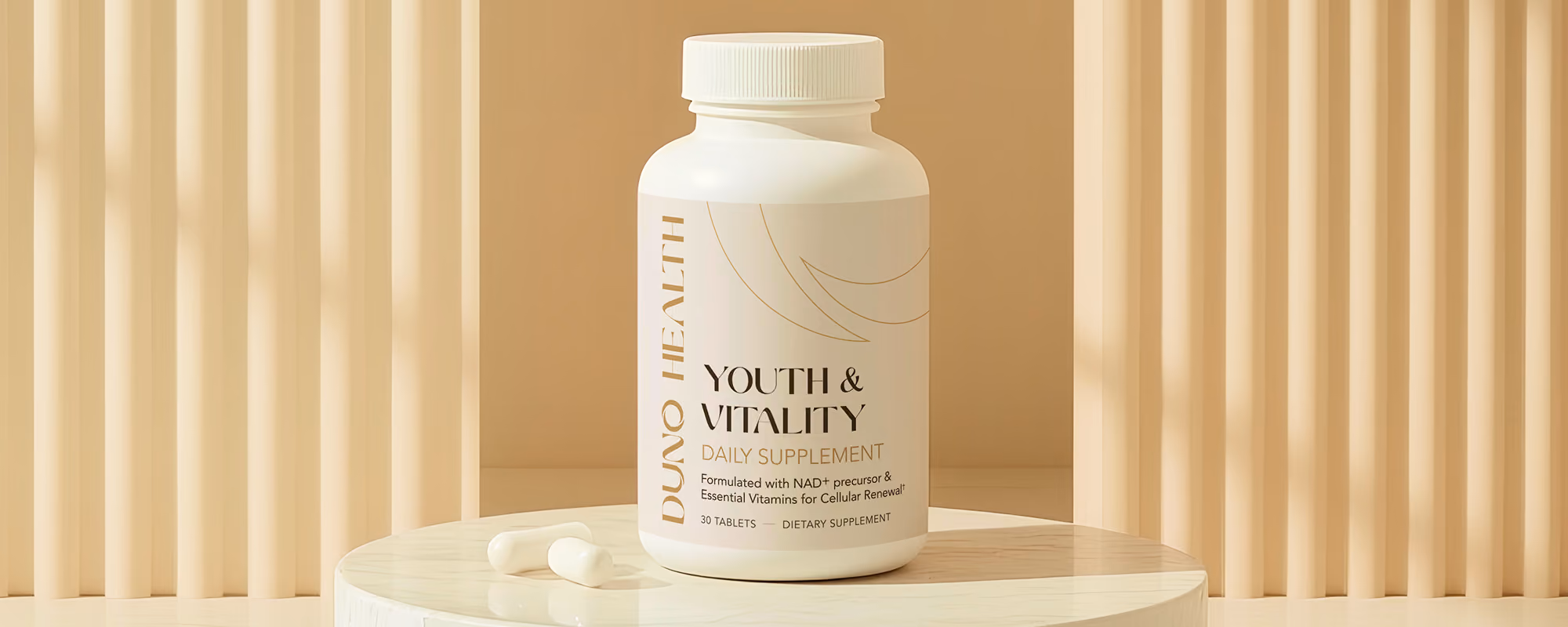 A Duno Health bottle render.