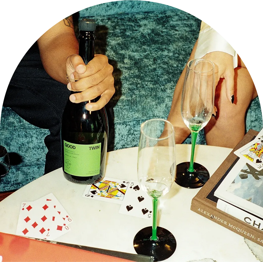 AMASS dry gin bottle