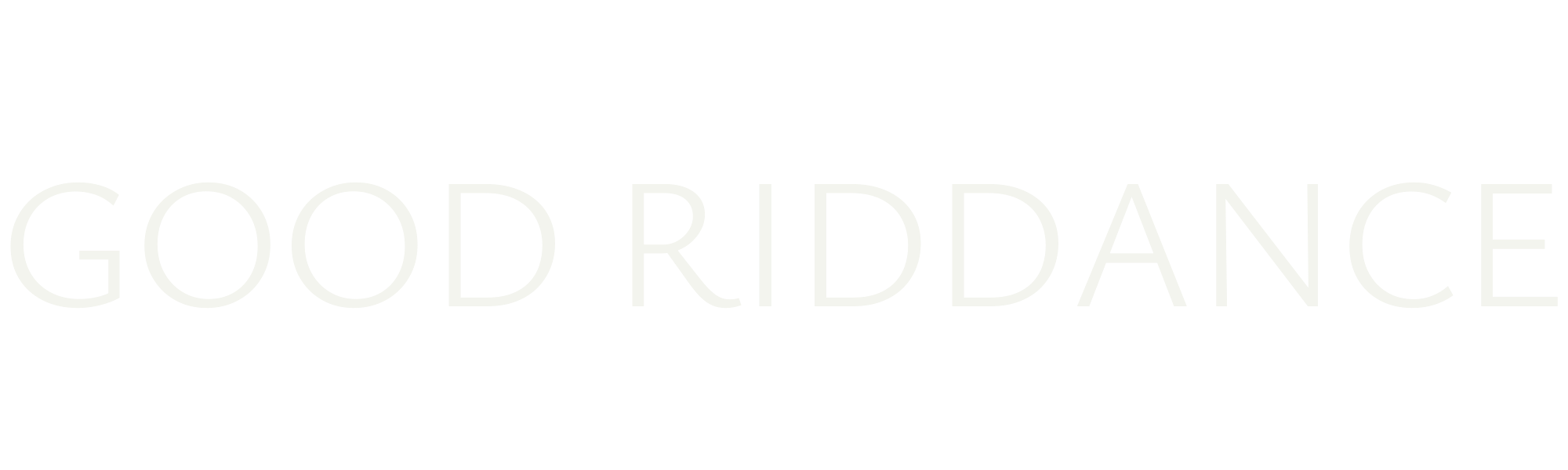 Good Riddance logo