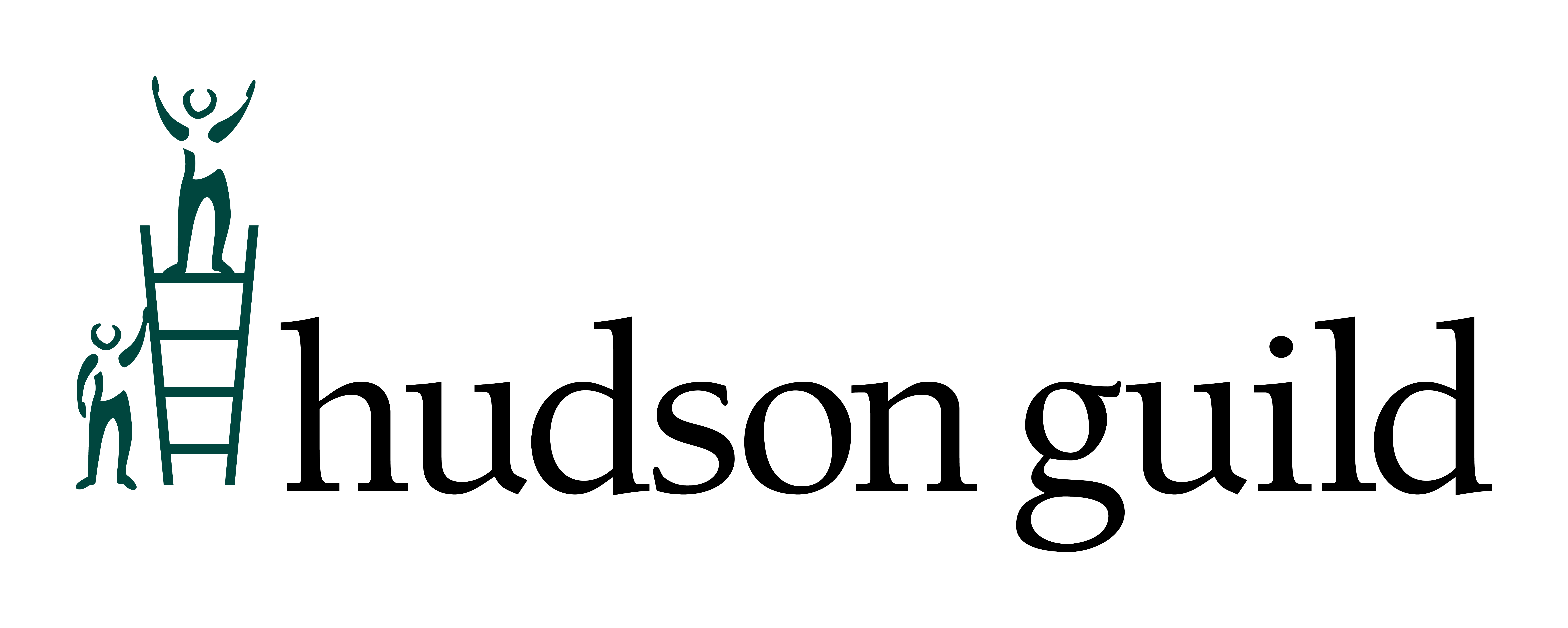 A logo for Hudson Guild, a nonprofit organization