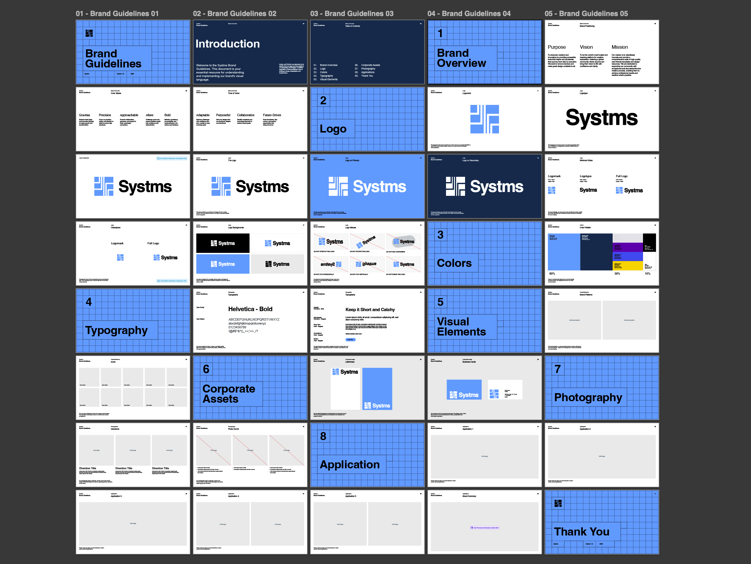 Brand Book created in Adobe Illustrator Overview