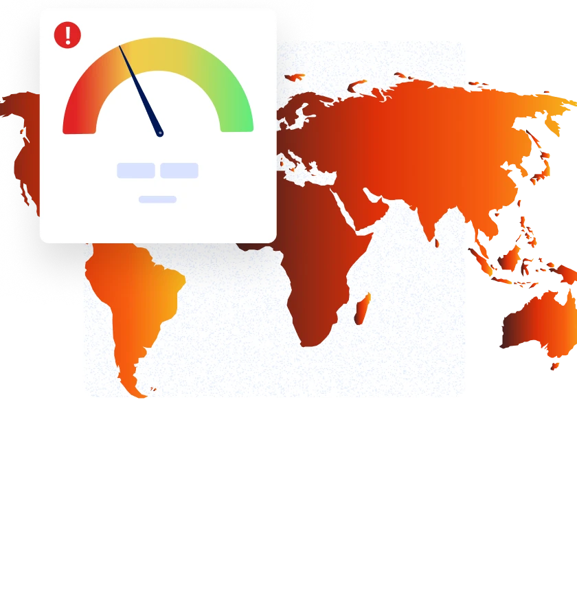 Avetta Business Risk of globe and accelerated graph