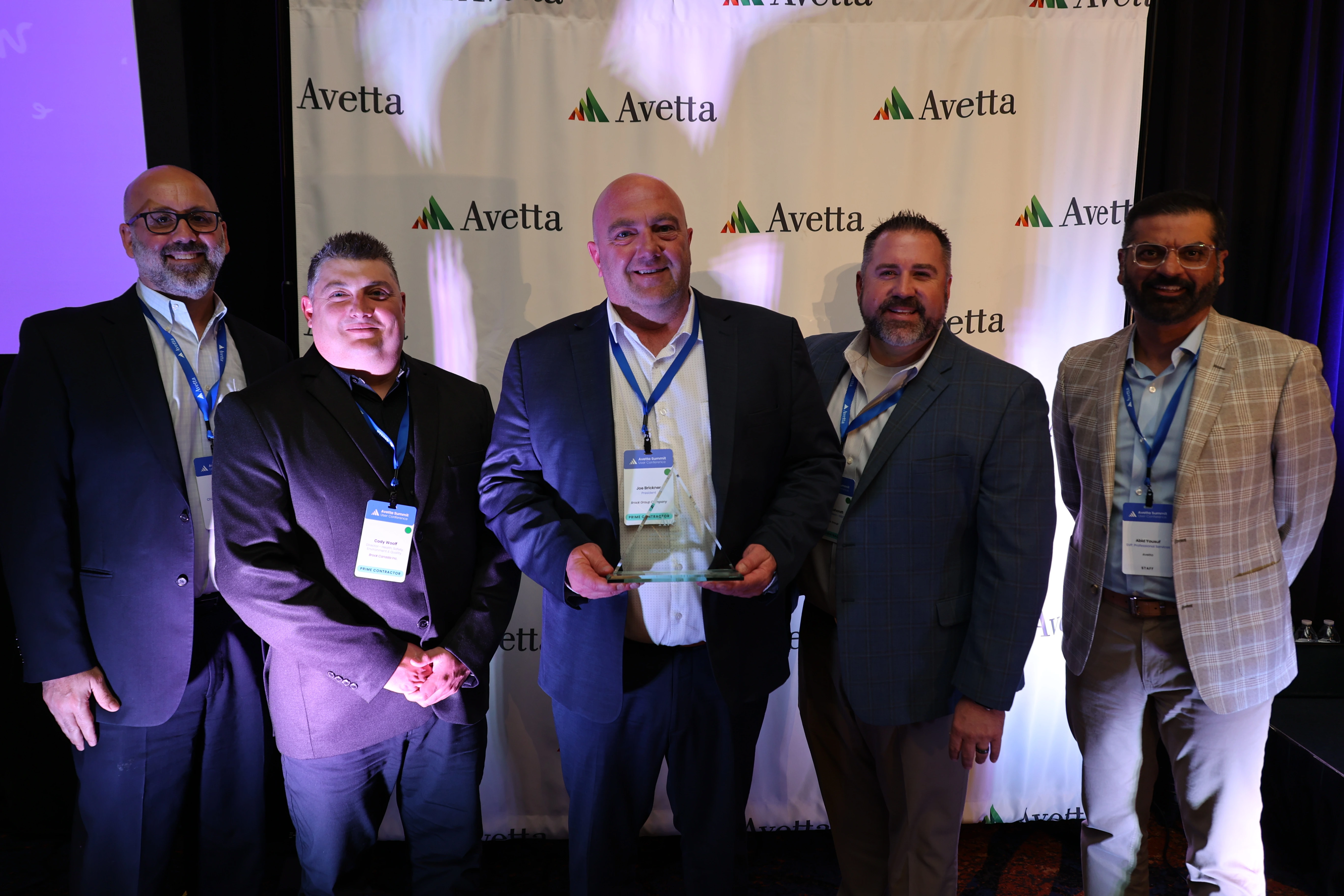 Group getting Avetta Awards 2024
