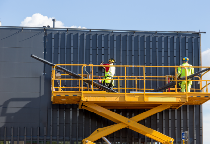 Elevated Work Platforms with Safety Harness