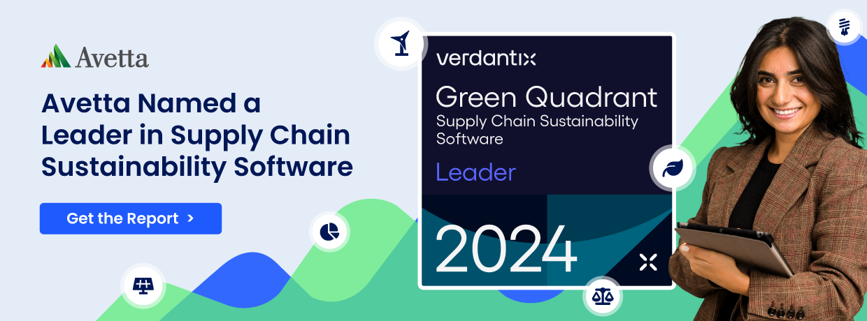 Avetta named a leader in supply chain sustainability software. Get the report
