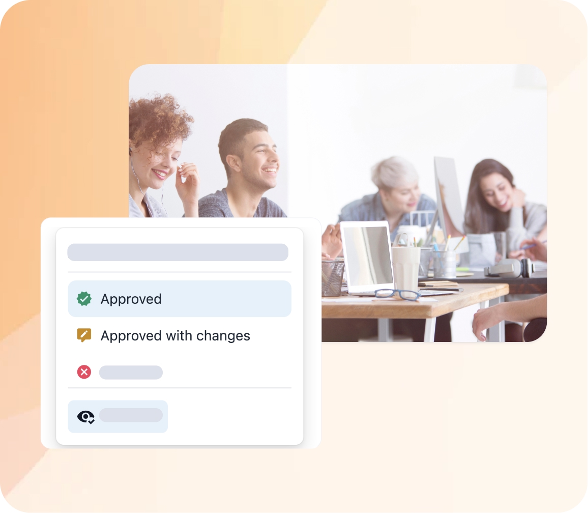 Collaborate and get approvals