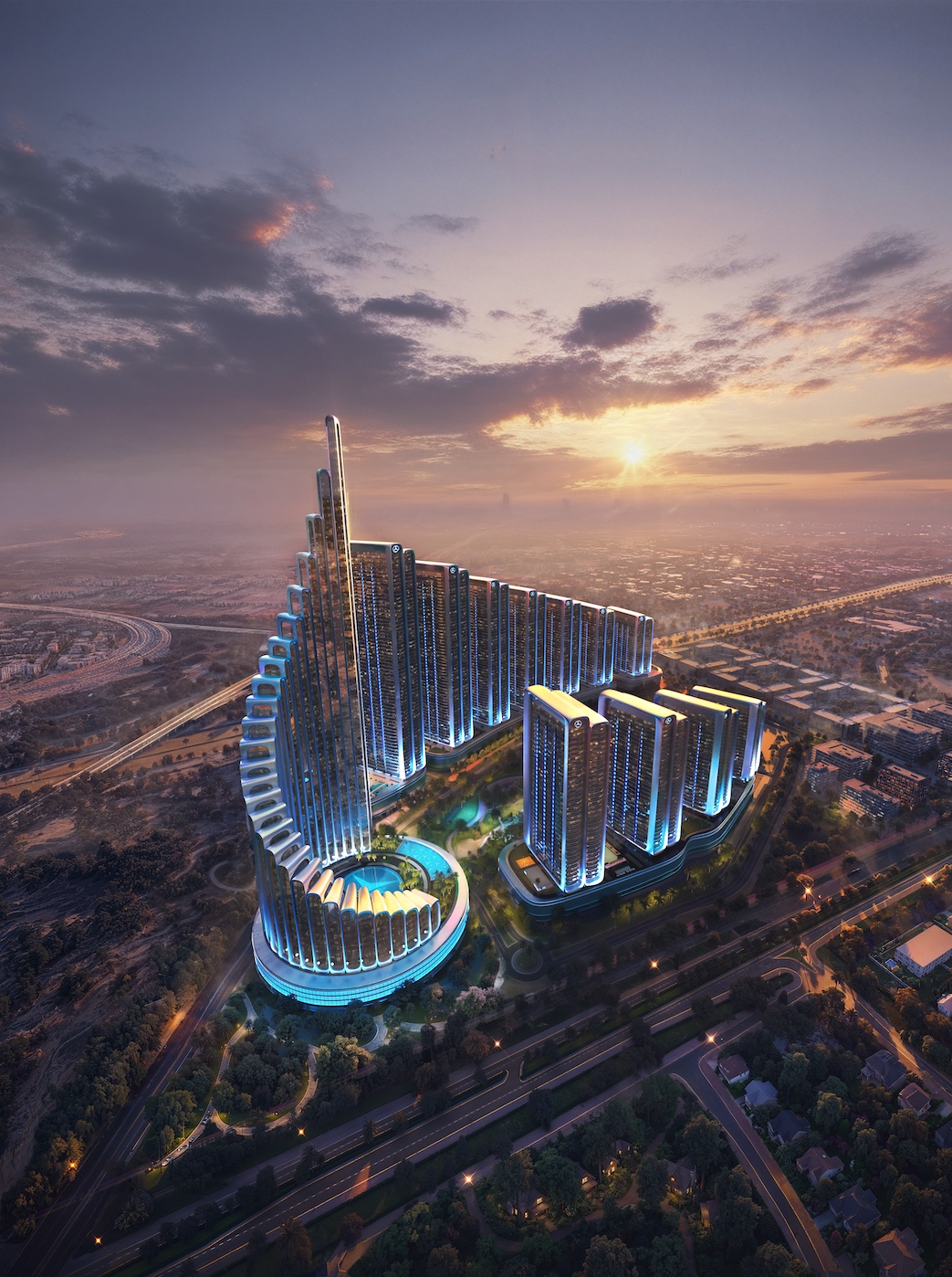 MERCEDEZ-BENZ PLACES by Binghatti