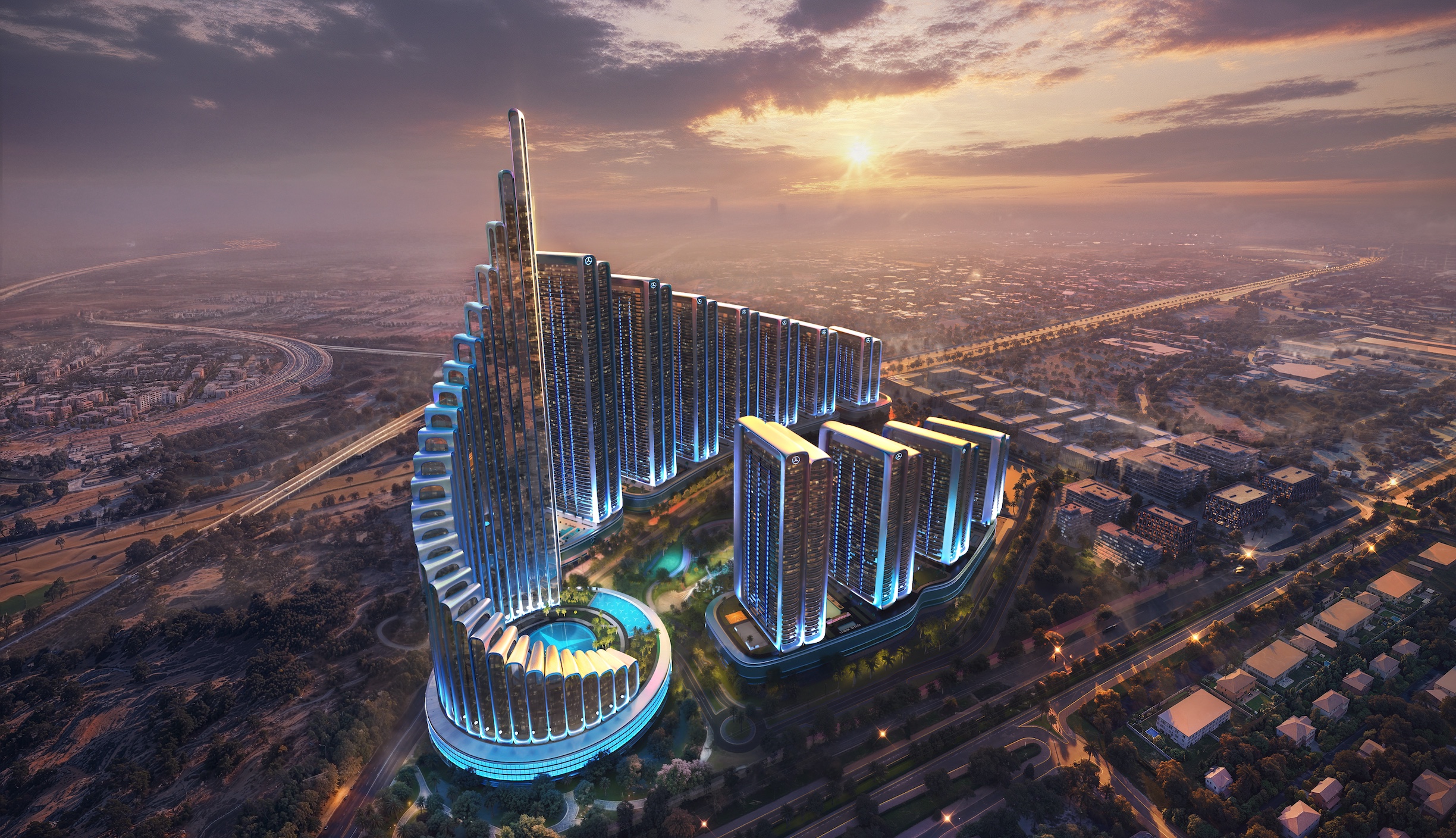 MERCEDEZ-BENZ PLACES by Binghatti