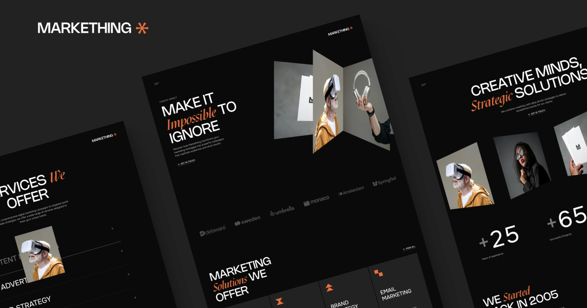 Open Graph – Markething Webflow Template