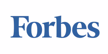 Forbes logo in blue text.
