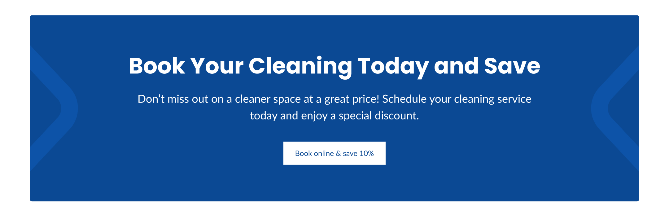 Example of CTA section layout