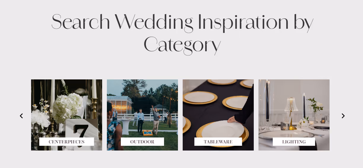 Search by category functionality