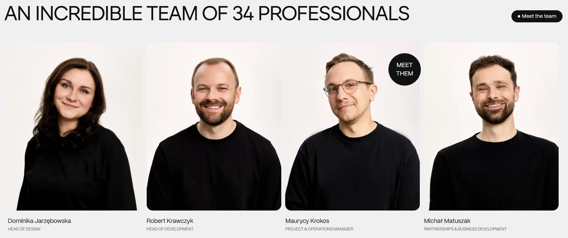 Screenshot from ADChitects team page website
