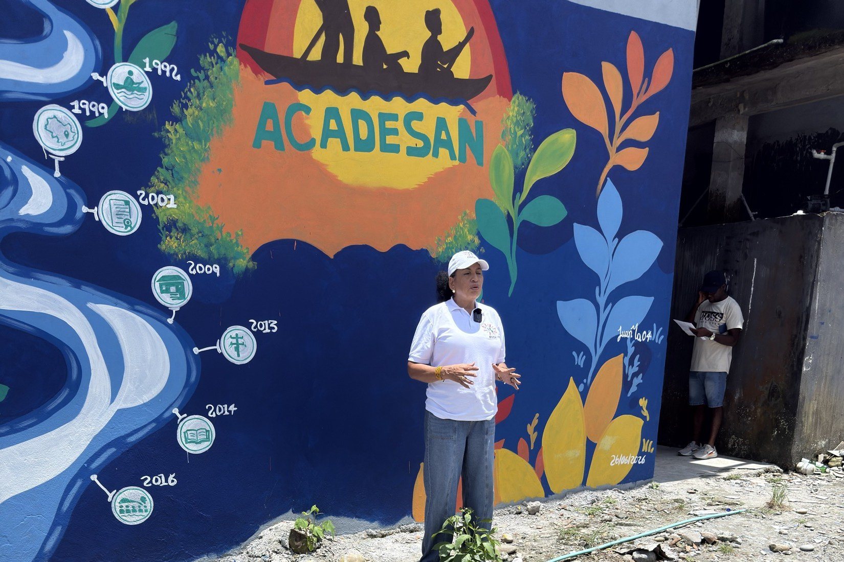 Community mural in Istmina, Chocó