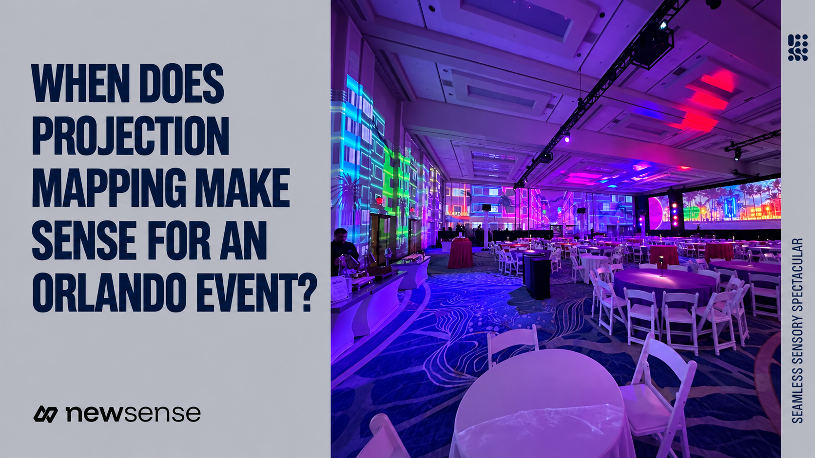 Projection mapping works when the surface and creative idea belong together. Assess the purpose, project scope and conditions before committing to a