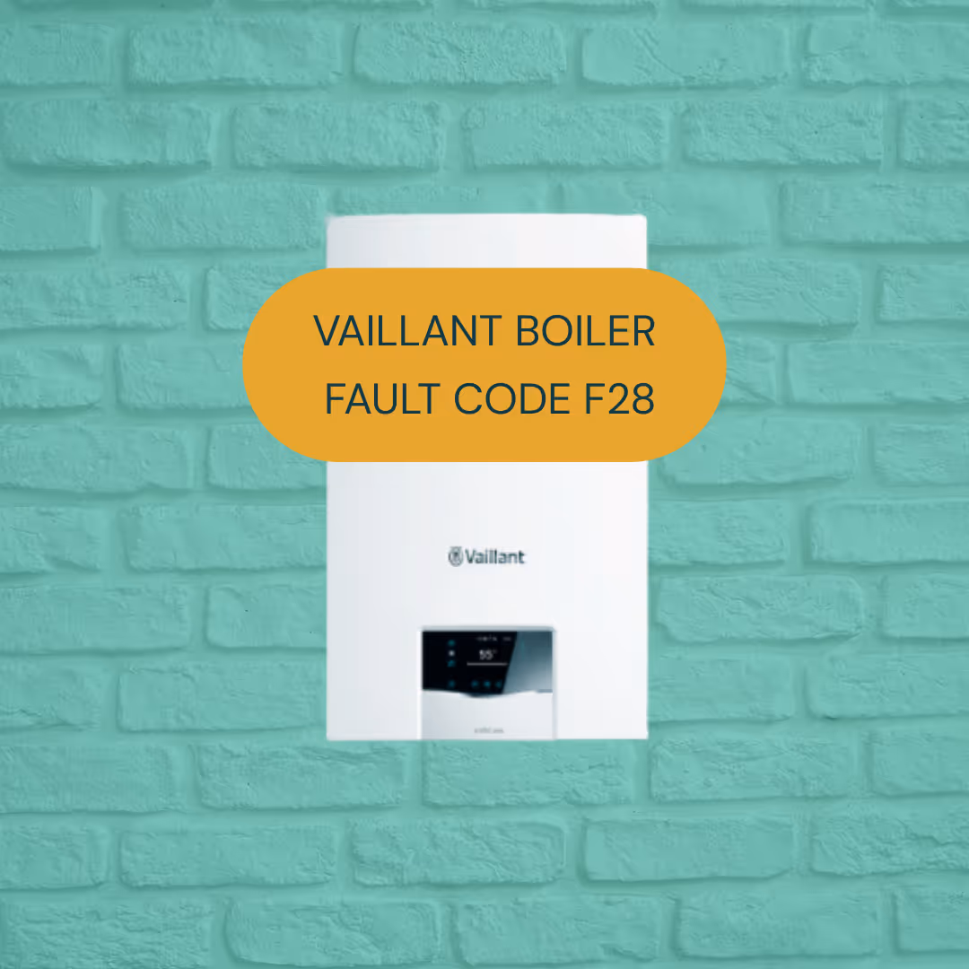 Vaillant boiler and F28 error code