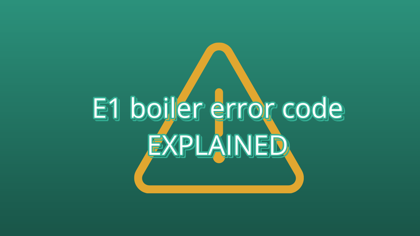 White boiler on a grey background