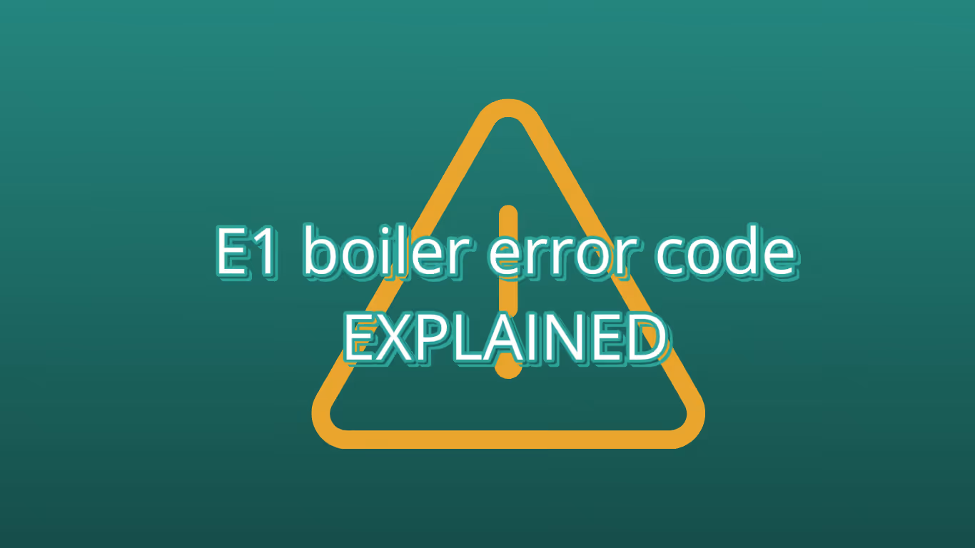 White boiler on a grey background