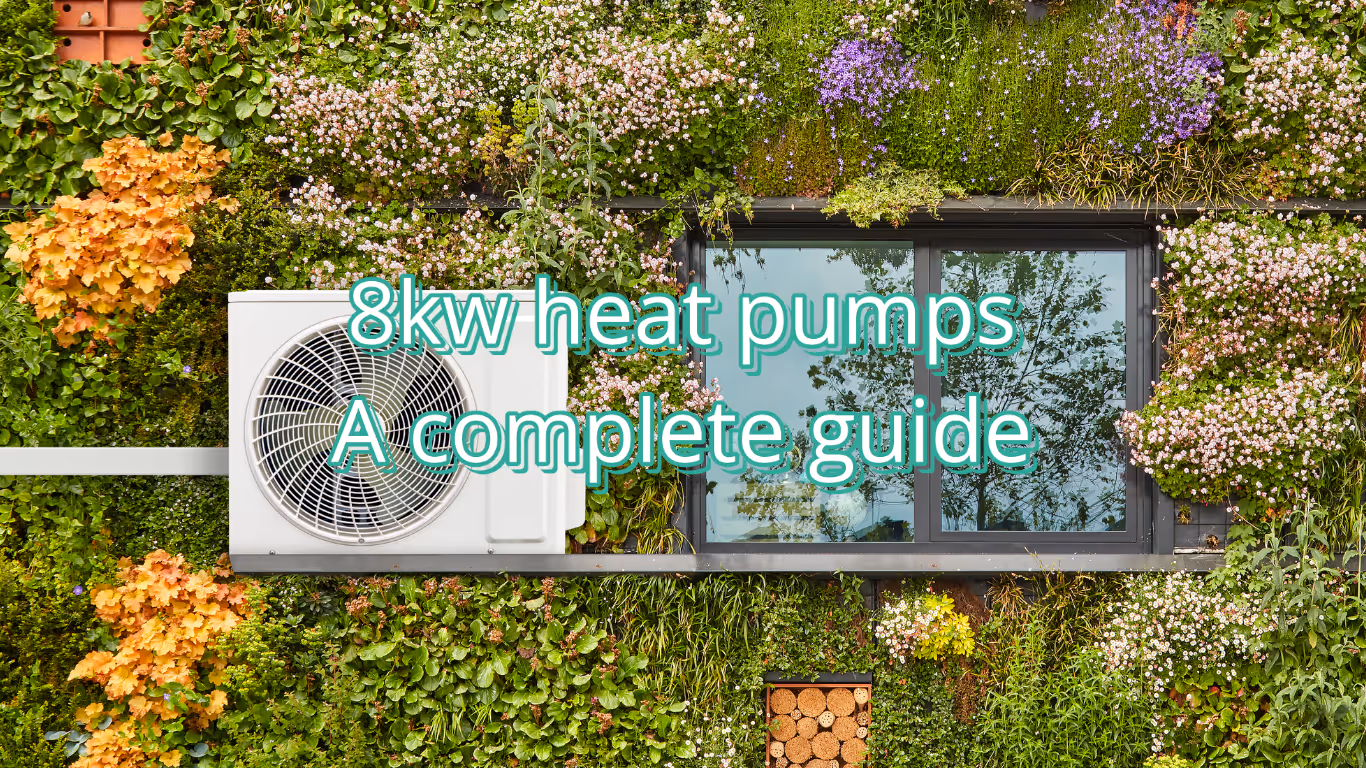 Small heat pump on a living wall