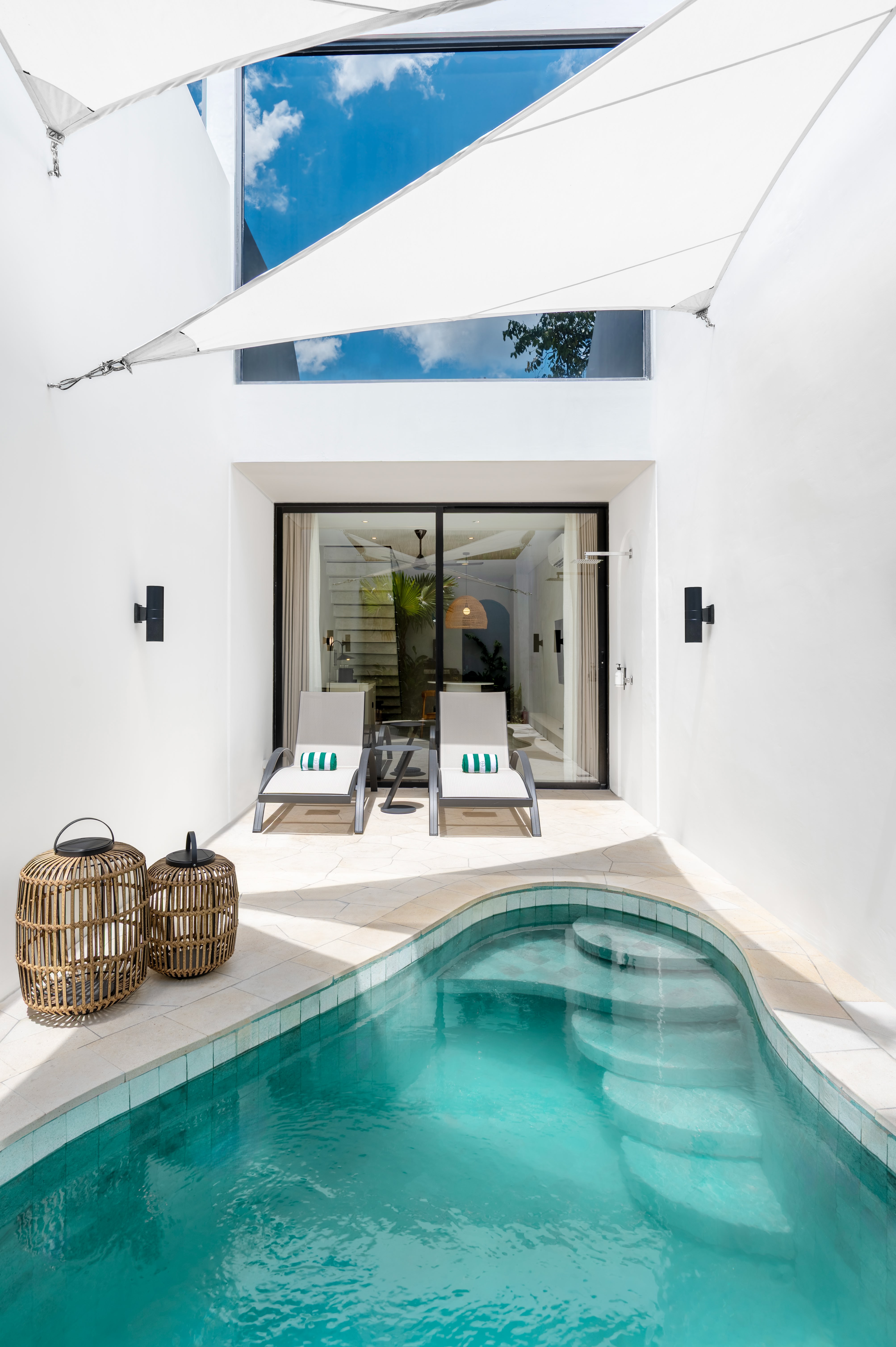 the arc house canggu private pool