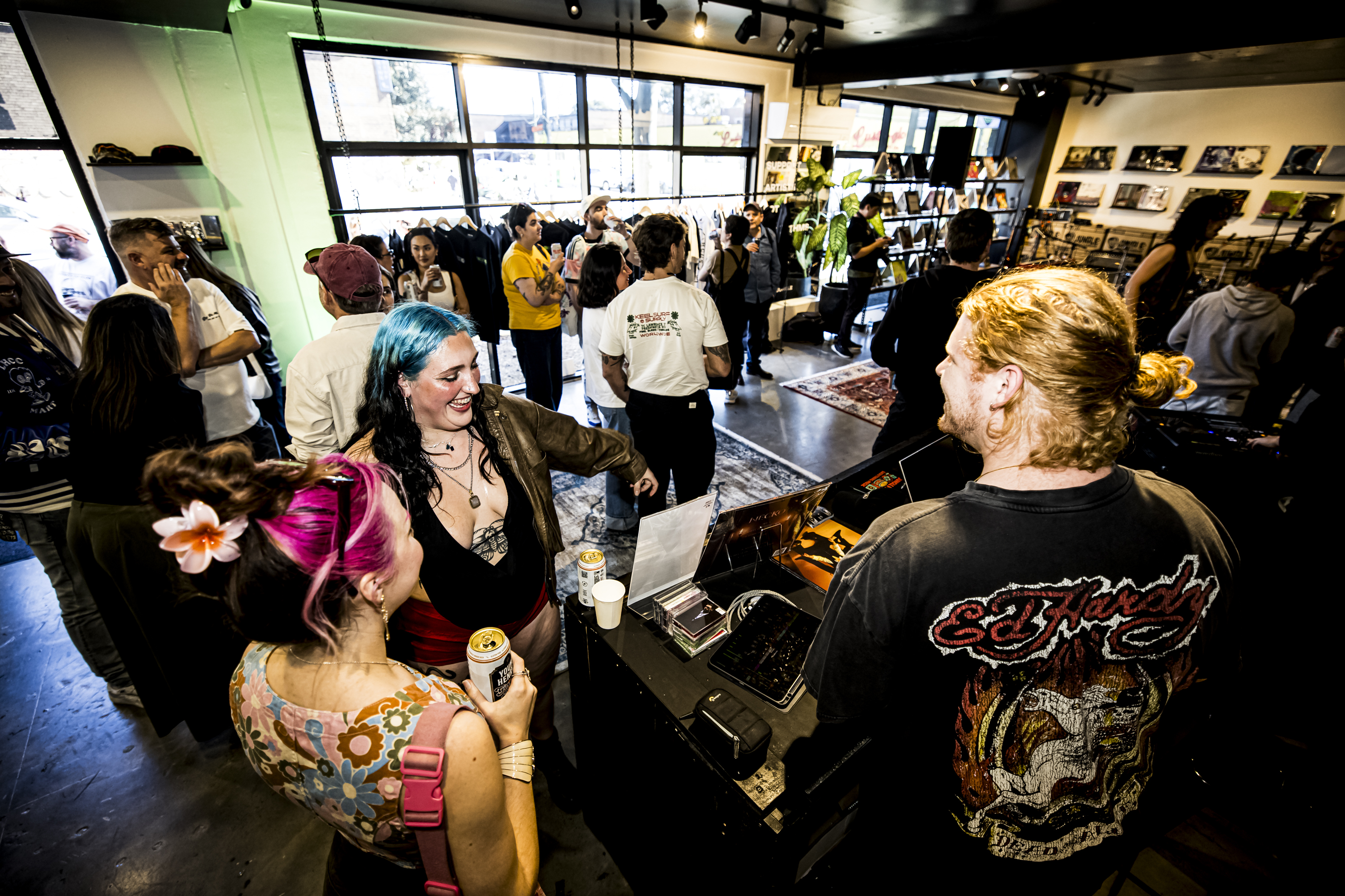 Inside the Jungle HQ record store and event space