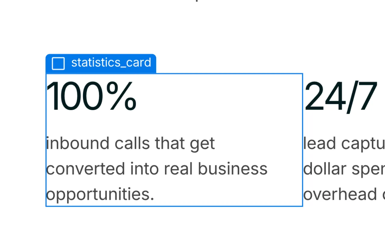 Showing the group DIV that the stat block lives in.