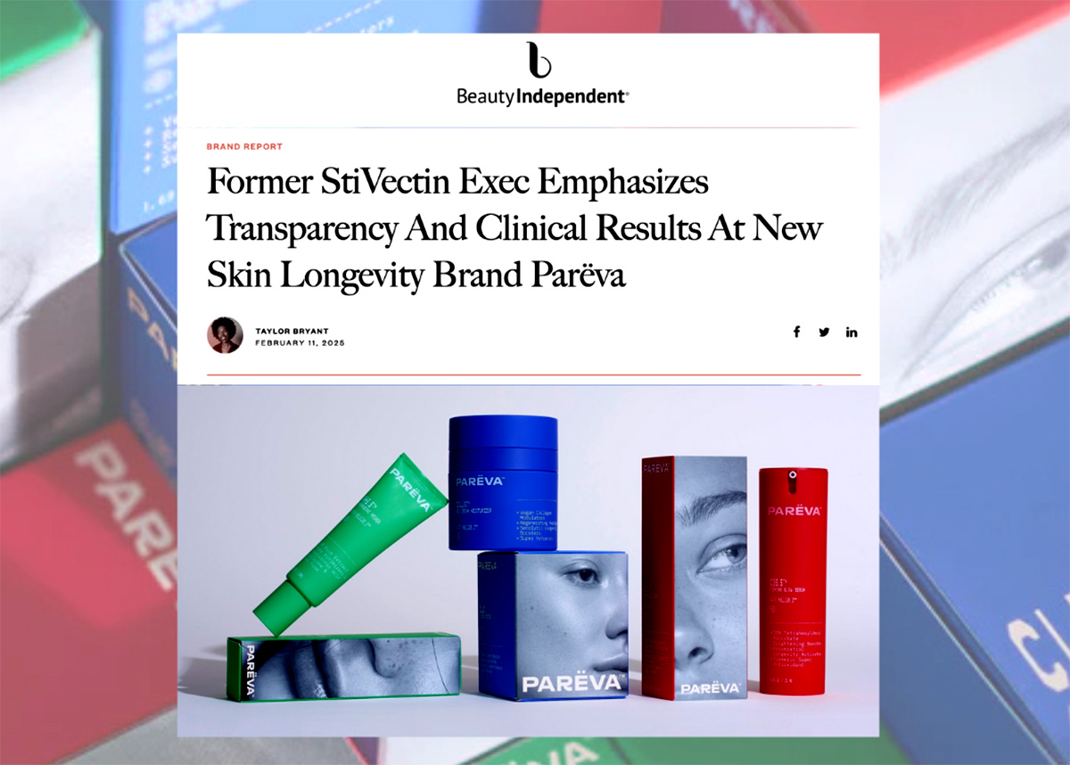 Launching independent, female-founded, science-backed beauty brand Parëva™ Beauty.