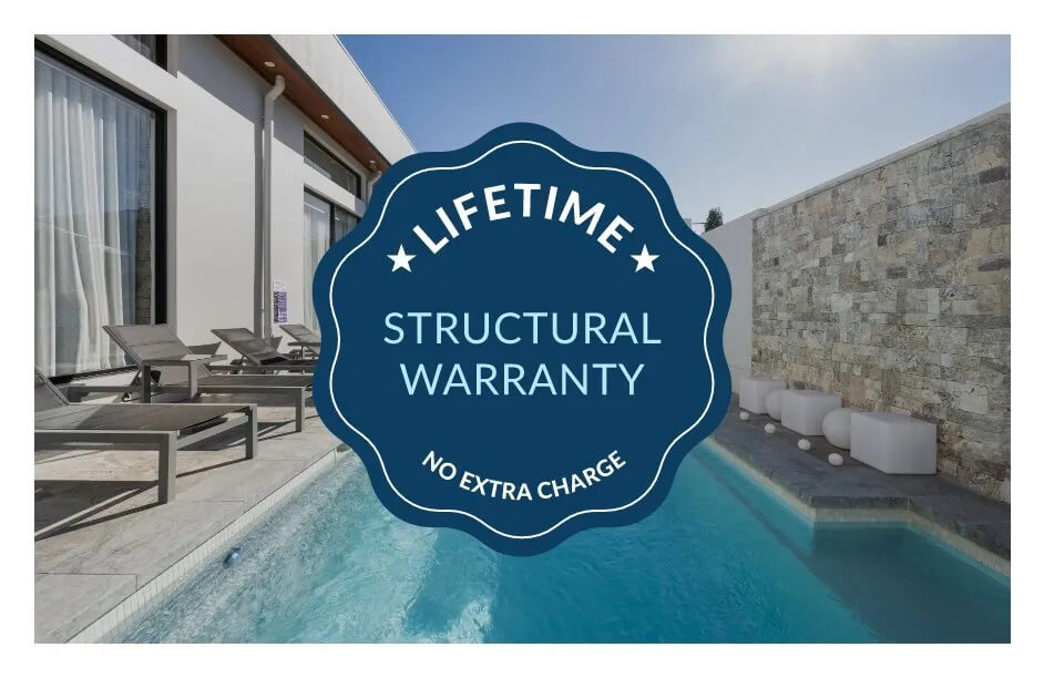 Lifetime warranty for Masterbuilt Pools
