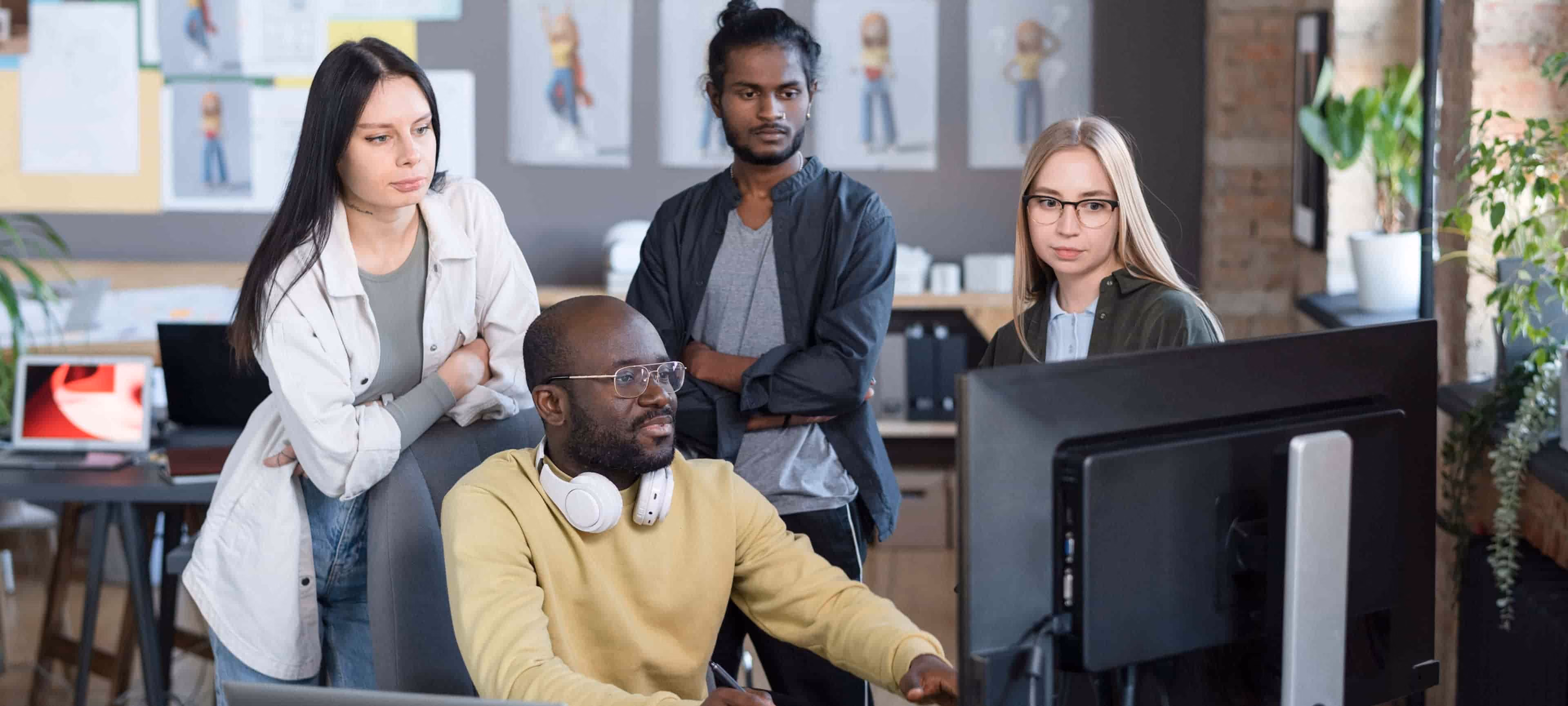 Team Meeting Scene