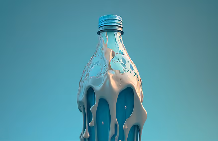 Melting Bottle Artwork
