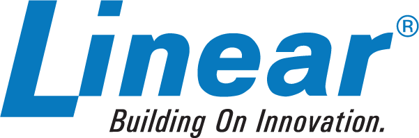 The logo for linear building on innovation.