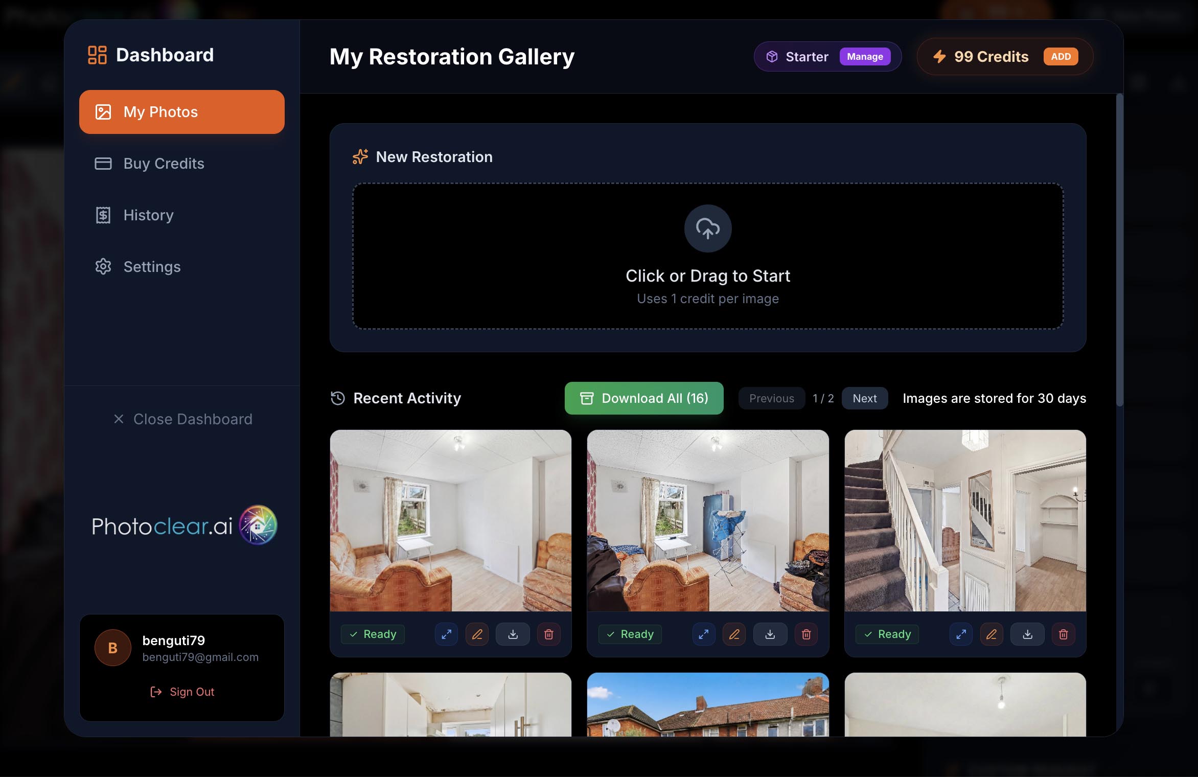 [interface] screenshot of collaboration interface (for a productivity tools business)