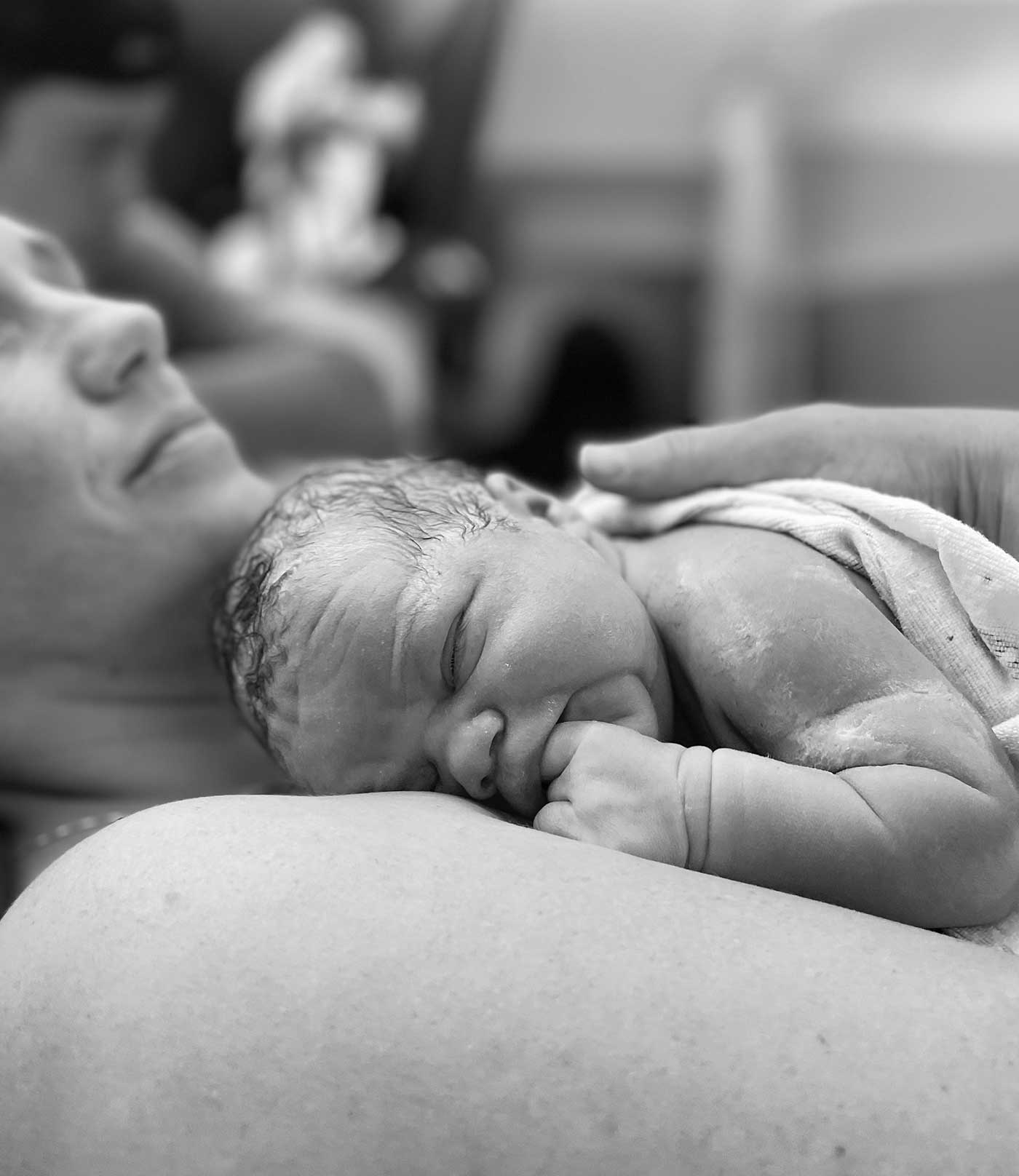 Pregnant mom planning birth