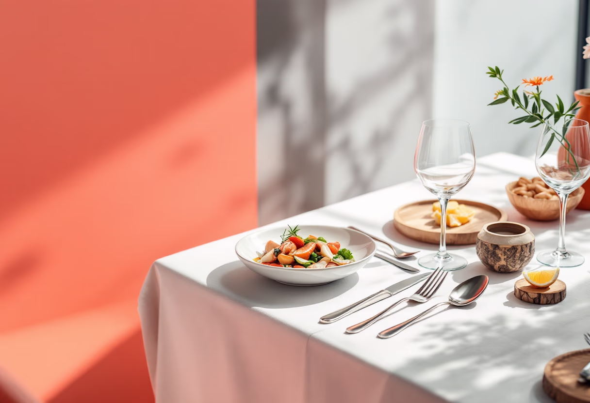 [background image] image of dining experience (for a seafood restaurant)