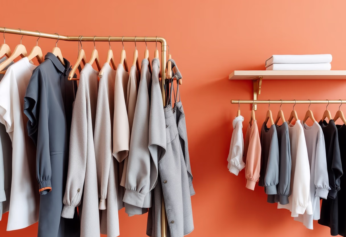 image of interior store decor (for a clothing boutique)