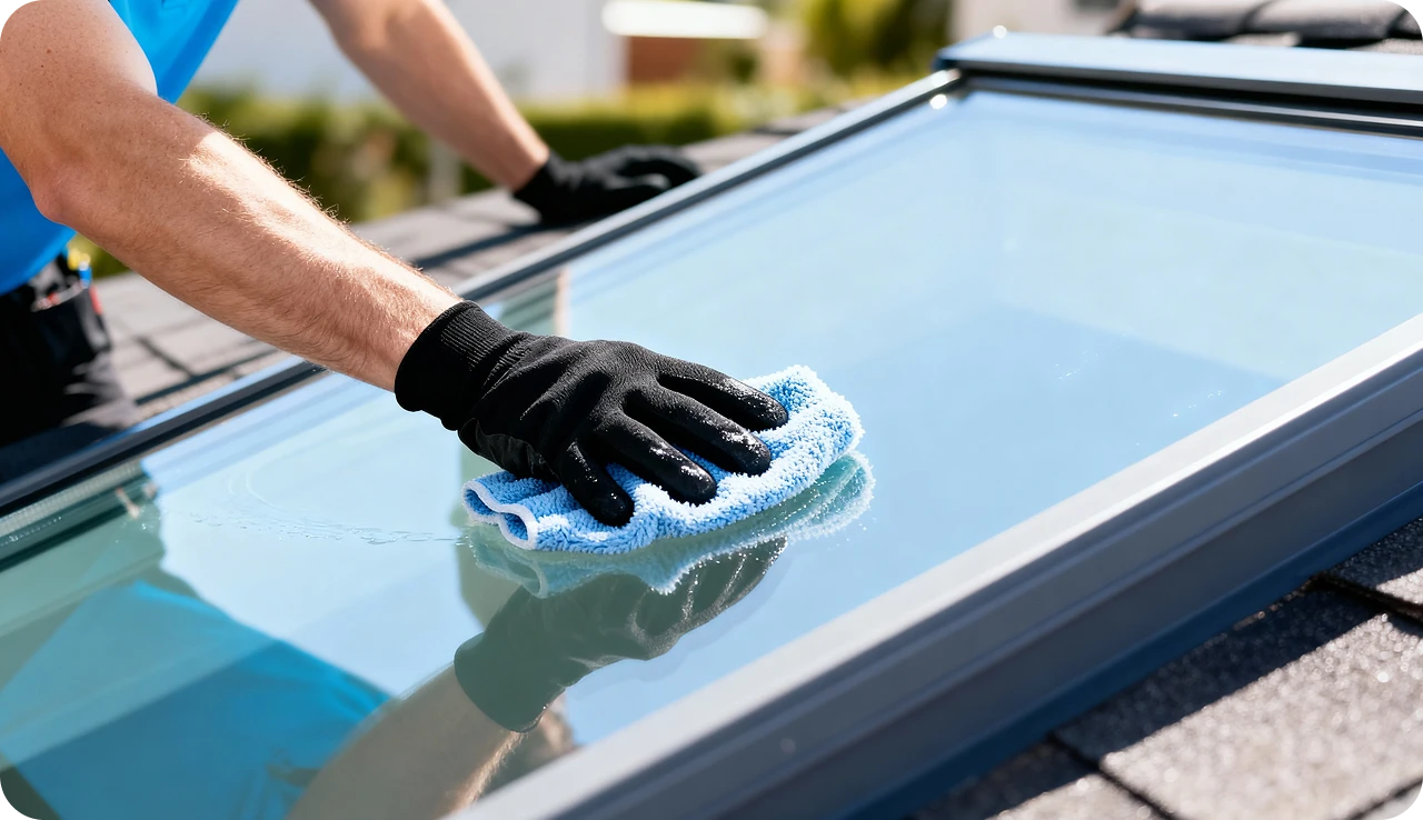 Homeowners Trust Our Skylight Cleaning Service in Hobart